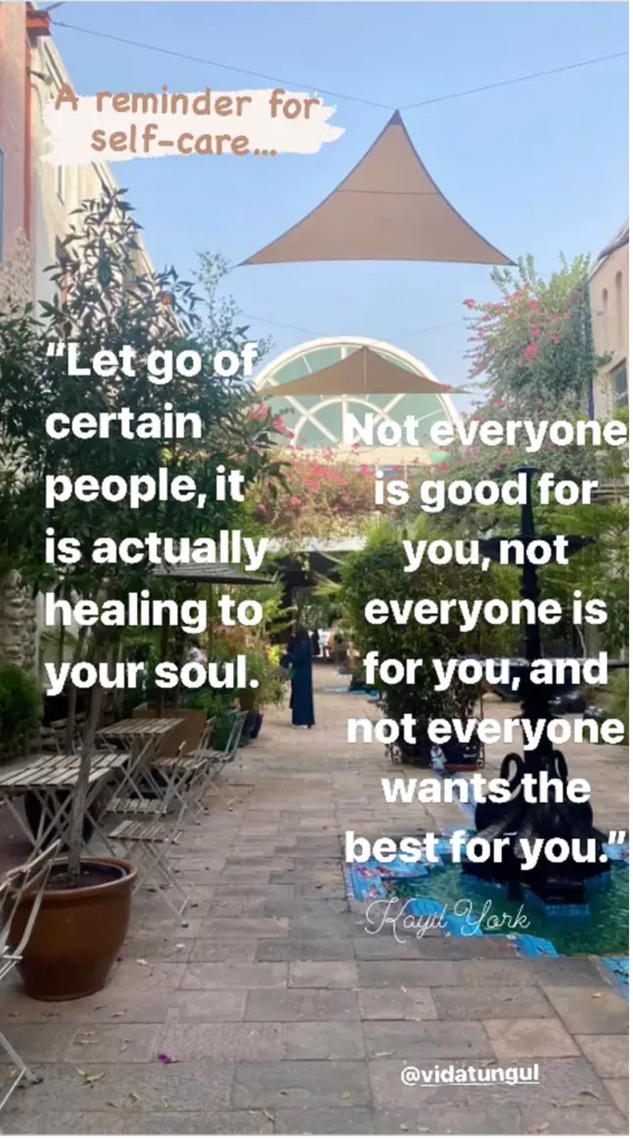 On Letting Go