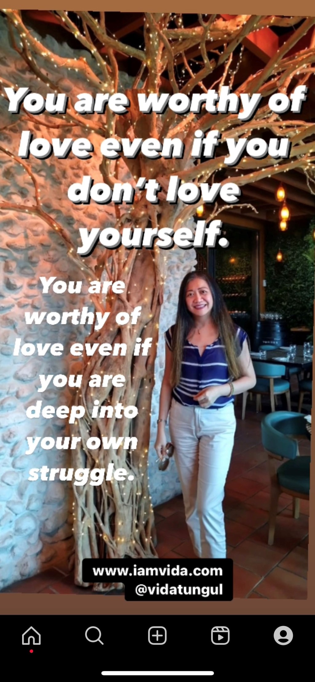 You are worthy as you&nbsp;are